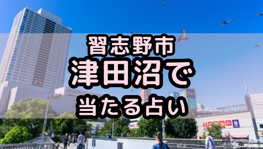 千葉県習志野市津田沼で当たる占いや占い師を紹介する記事の画像