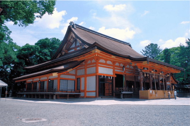 京都 八坂神社の本殿
