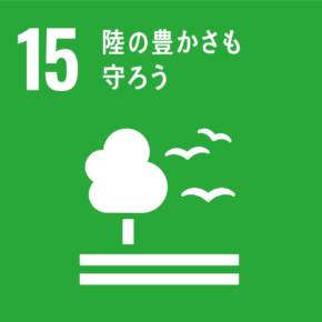 SDGs目標15 陸の豊かさも守ろう アイコン画像