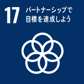 SDGs目標17　パートナーシップで目標を達成しよう アイコン画像