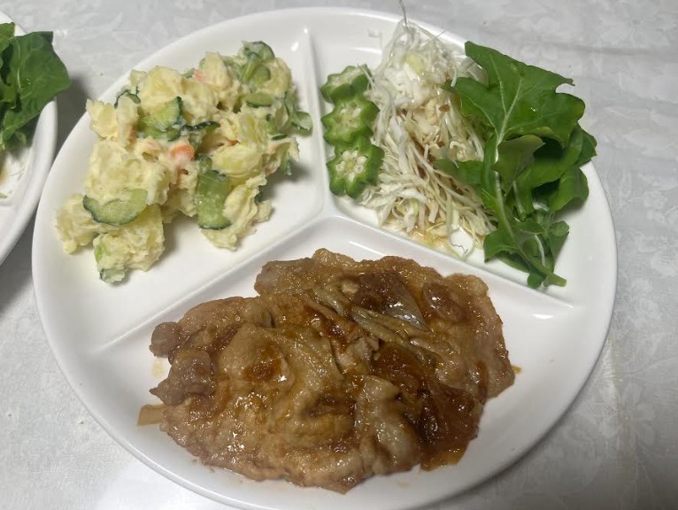 RisingGroup合同会社の取り組み 第3回 野菜を食べる習慣づくりデーで提供した国産野菜のサラダ