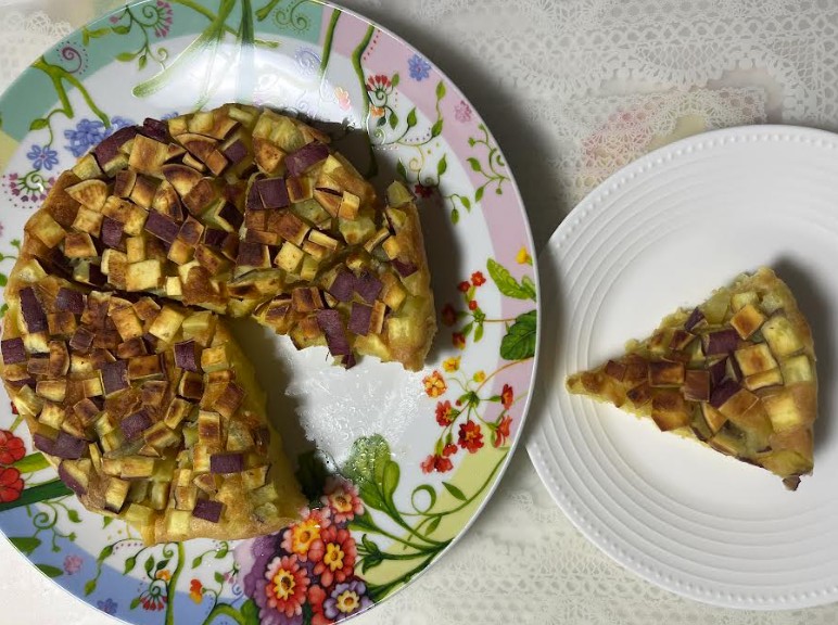 RisingGroup合同会社の取り組み 第4回 野菜を食べる習慣づくりデーで提供した規格外品のサツマイモを使ったケーキ